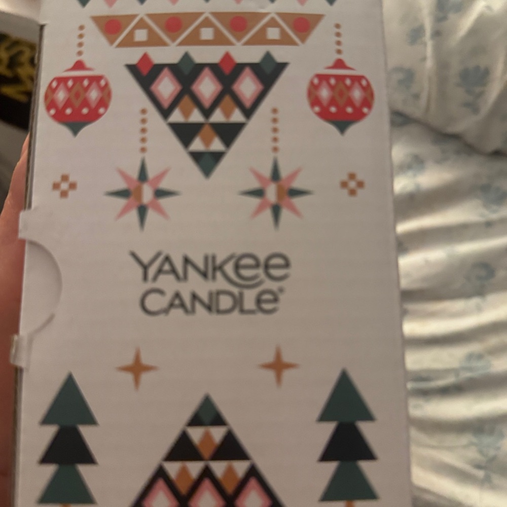 Yankee Candle Holiday Gift Box with Red and Green Accents